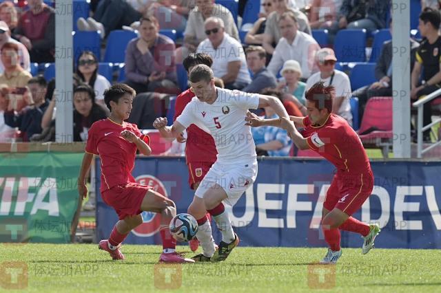 U15国少访欧以小打大 1胜2负最终名次垫底